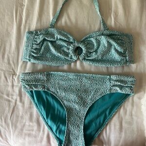 Time and Tru Turquoise Swimwear Set